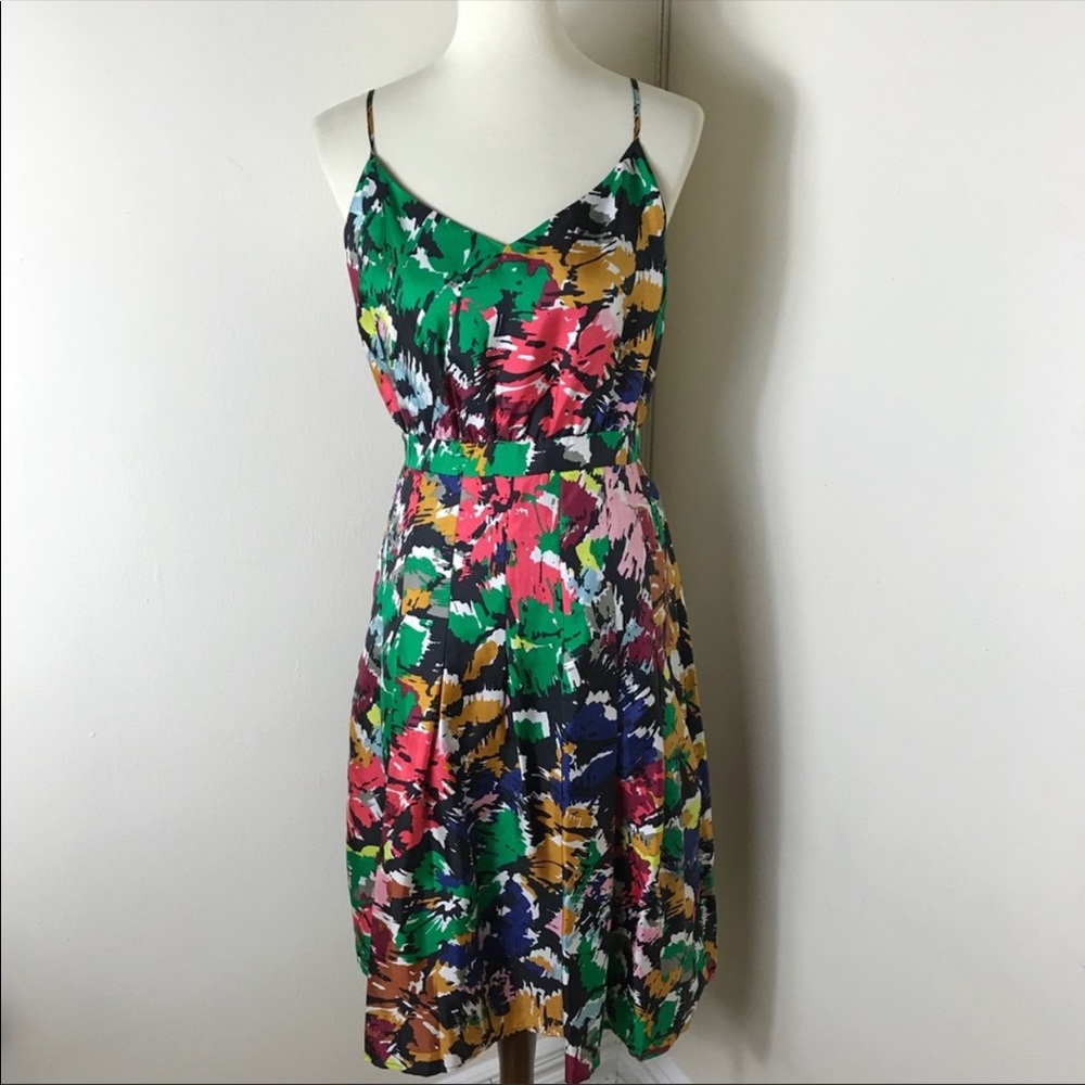 J.Crew Muti-Color Silk Dress
